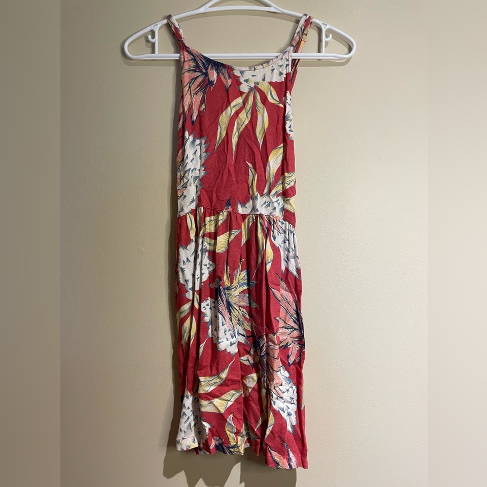 Roxy Red Floral Mini Dress